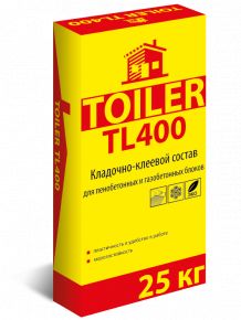 Кладочно-клеевой состав TOILER TL 400 , 25 кг