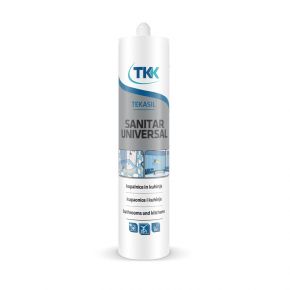 Герметик силиконовый TKK Tekasil sanitar universal acetat, 80мл, прозрачный