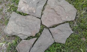 Камень натуральный Дракон серо-зелёный природный пластушка песчаник