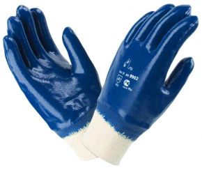 Перчатки МаслоБензоСтойкие нитриловые синие